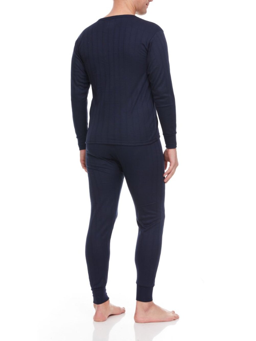 Men Cotton Fleece Thermal Underwear Set 2-Pack Warm Long Johns Winter Base Layer - Picture 6 of 6